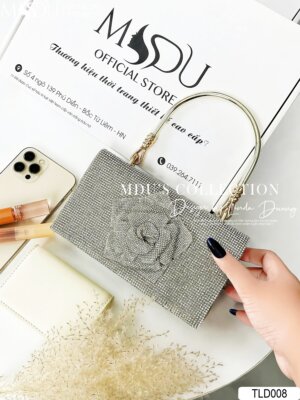 TLD008 Túi Xách Thiết Kế Đính Ngọc Lấp Lánh