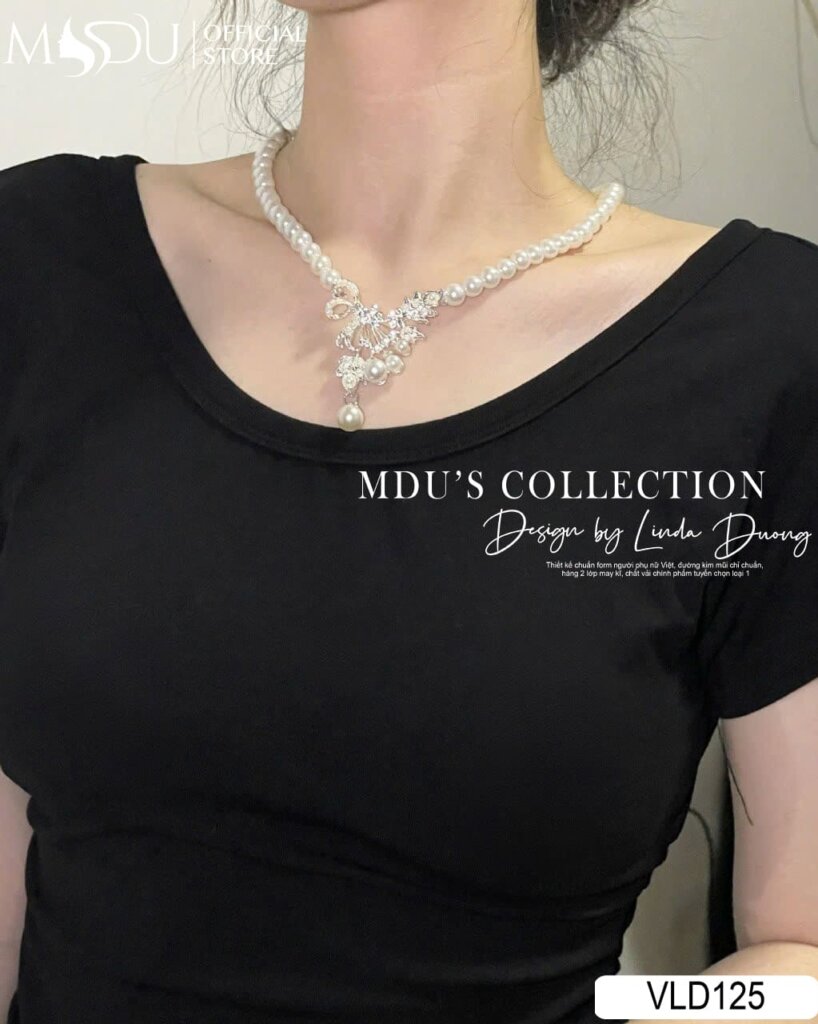 Tinh Tế Và Nữ Tính Với Bộ Trang Sức VLD125