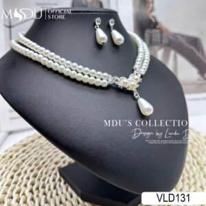 VLD131 – Bộ Trang Sức Giọt Lệ Ngọc Trai Kiêu Sa