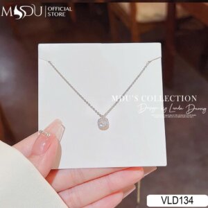 VLD134 – Dây Chuyền Mặt Đá Pha Lê Thanh Lịch