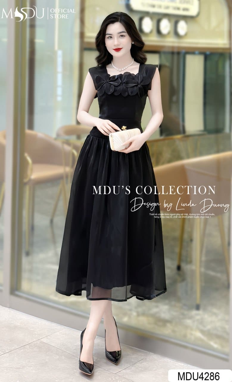 Các Kiểu Dáng Váy Đi Biển Màu Đen Đẹp Mê Hồn - Váy Maxi Đen