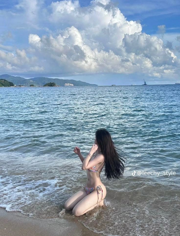 Tạo dáng chụp ảnh đi biển - Đơn giản mà "chất"