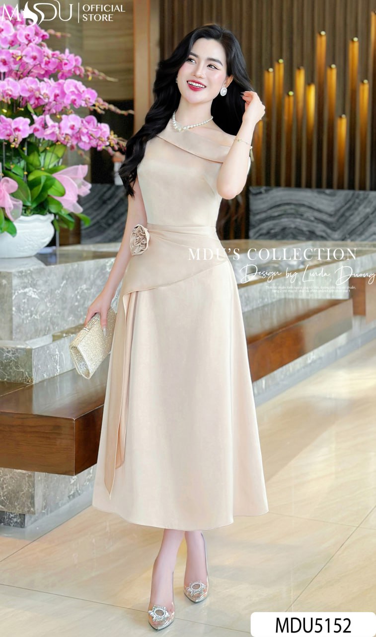 Váy Thiết Kế Lụa Satin