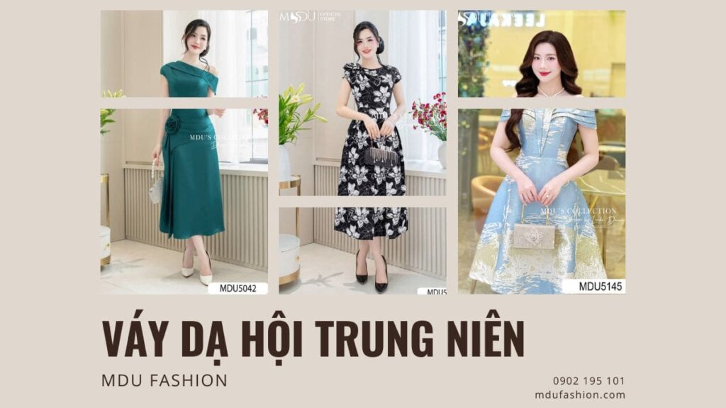 vay da hoi trung nien hinh nen 1 Mdu Fashion