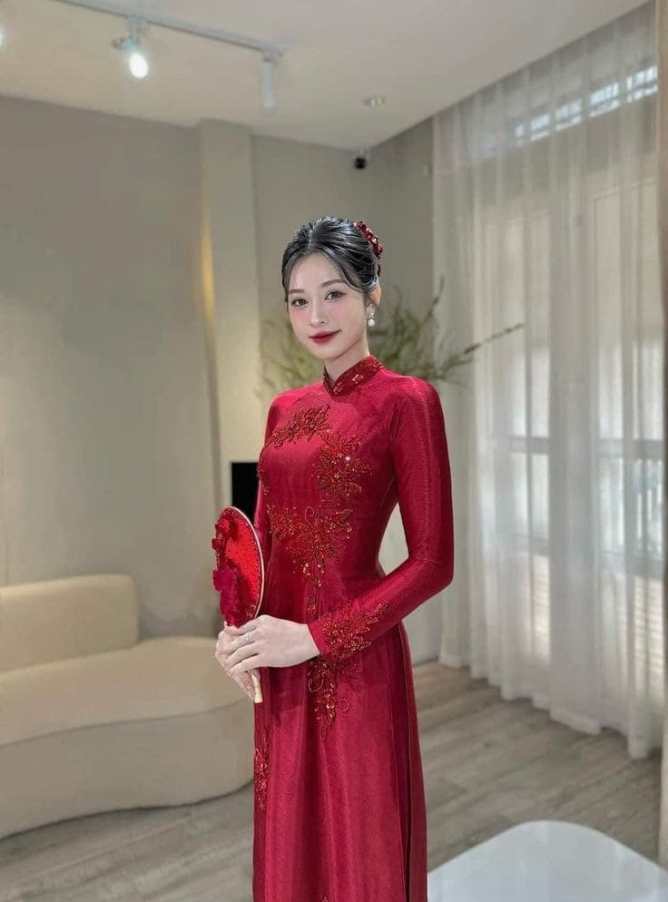 Chất Liệu Phổ Biến Cho Áo Dài Dự Tiệc Cô Dâu