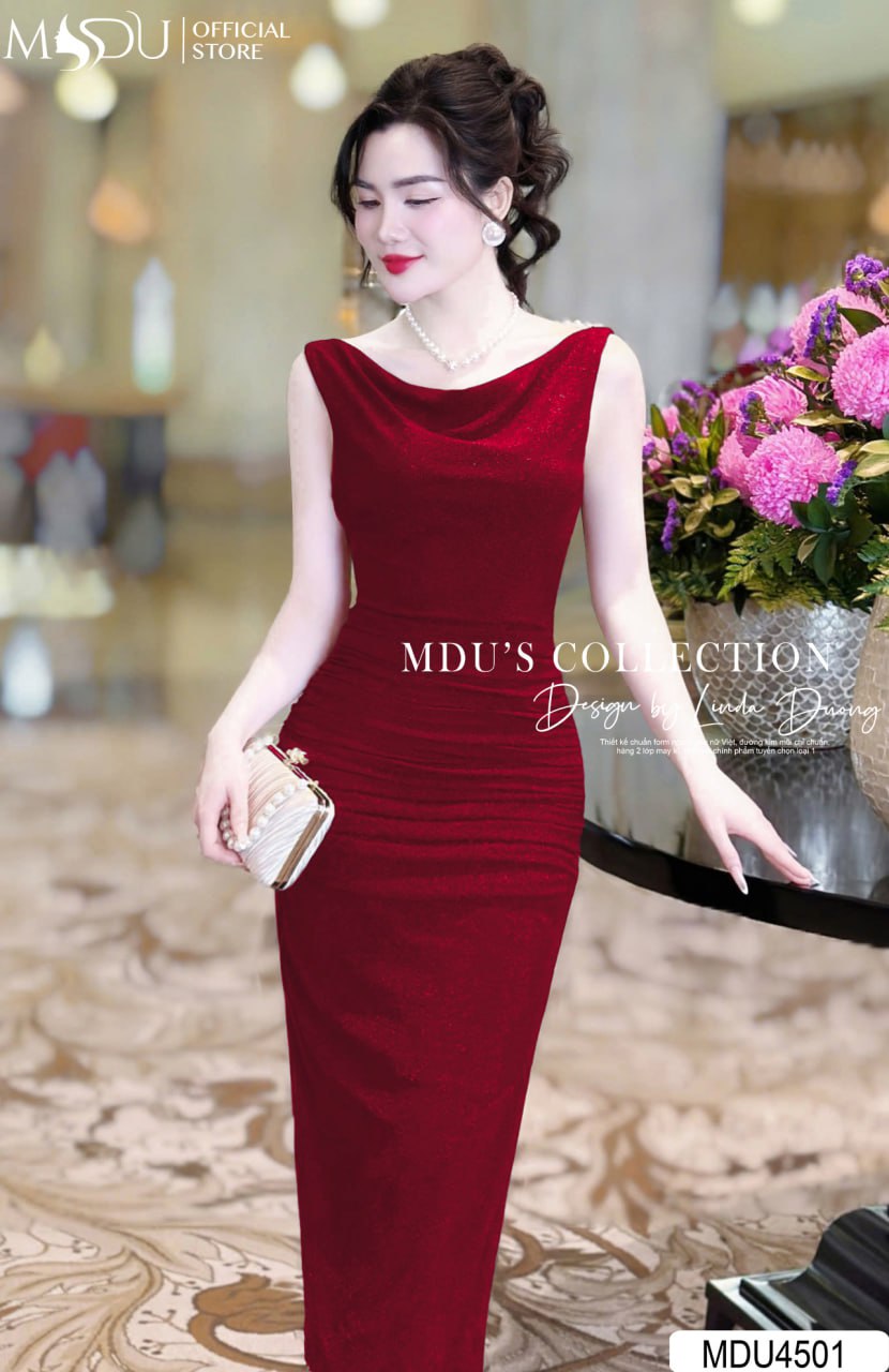 Váy Dạ Hội Body Dài - Nhung