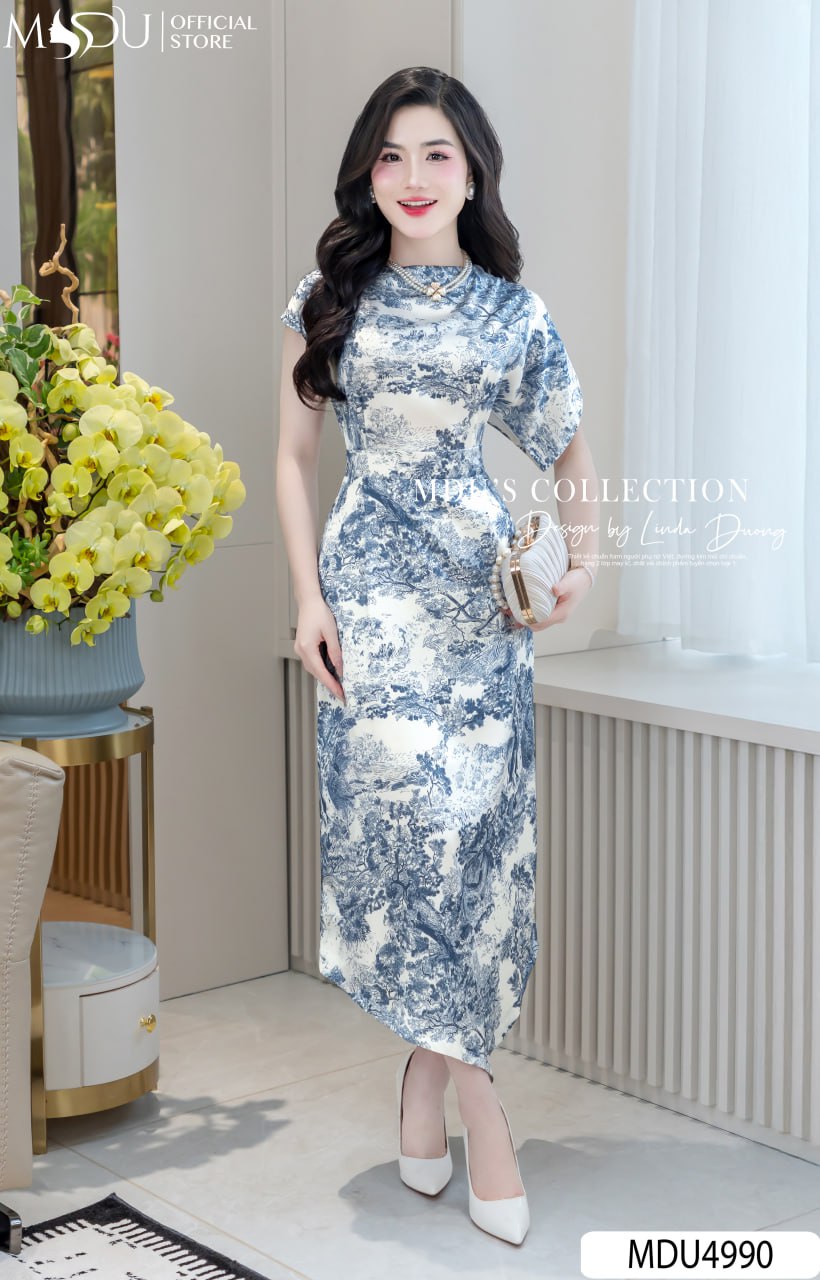 Váy Dạ Hội Cho Mẹ Cô Dâu Có Dáng Người Thanh Mảnh