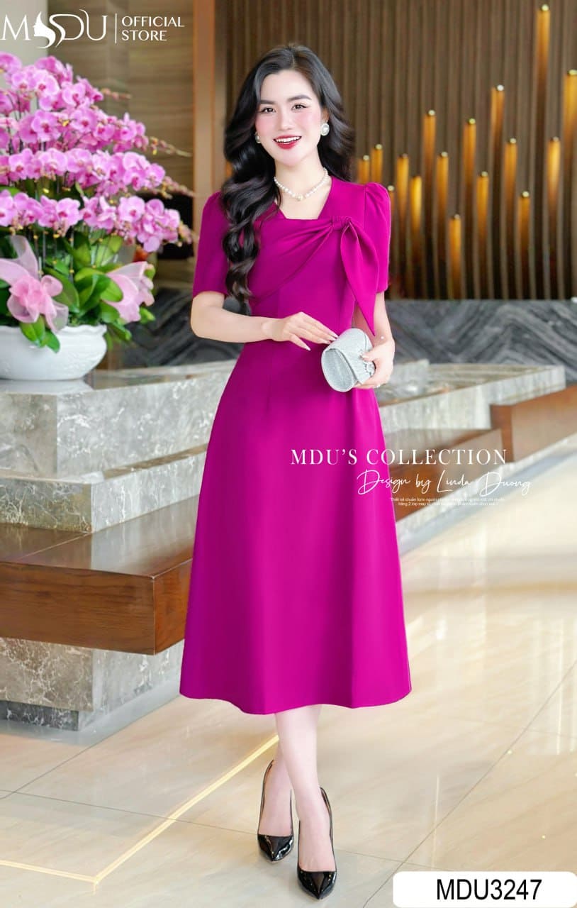 Váy Dạ Hội Xòe – Tôn Nét Thanh Lịch Cho Mẹ Cô Dâu