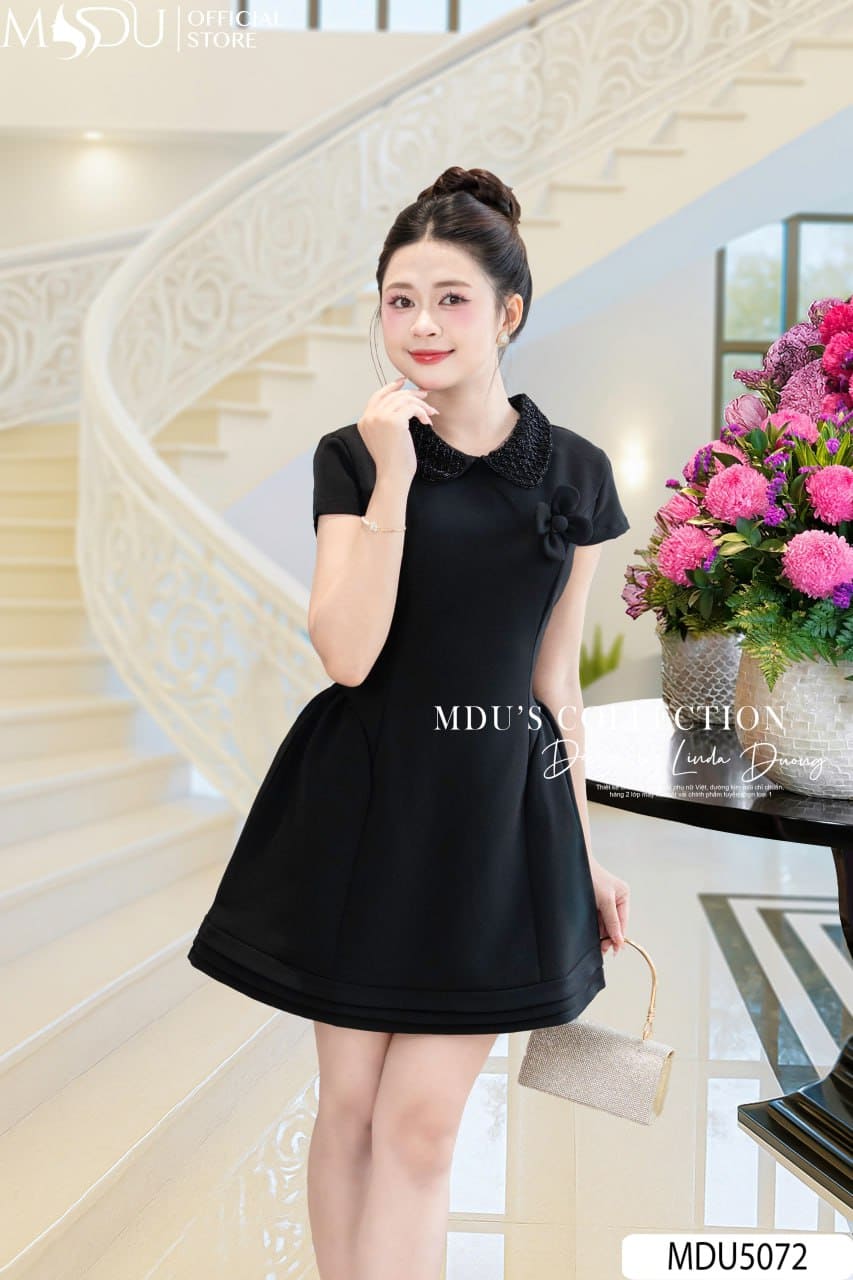 Váy dạ hội đen dáng ngắn – Sự trẻ trung và hiện đại