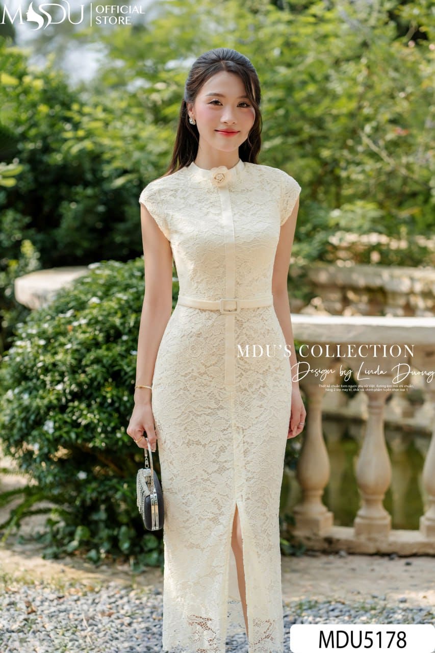 Váy Dạ Hội Đi Chụp Ảnh Cho Dáng Đồng Hồ Cát