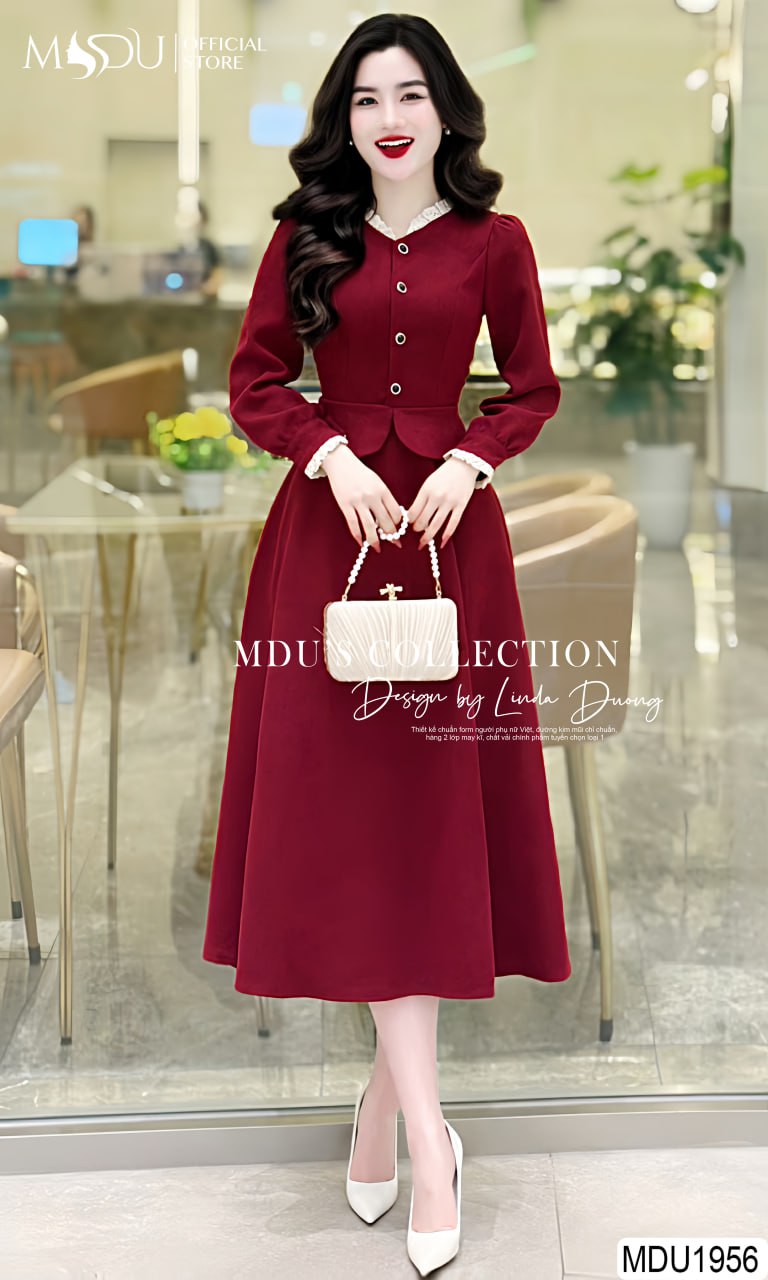 Váy Nhung Dạ Hội Tối Giản Nhưng Tinh Tế