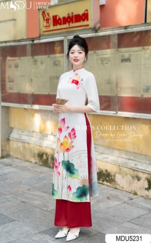 Áo Dài Thiết Kế MDU5231
