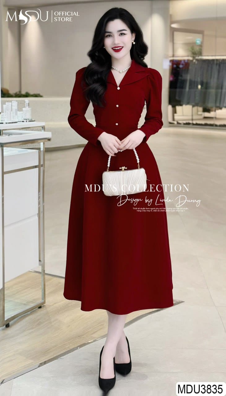 Kiểu Dáng Váy Thu Đông Công Sở "Hot Hit" Nhất 2025 - Váy Xòe